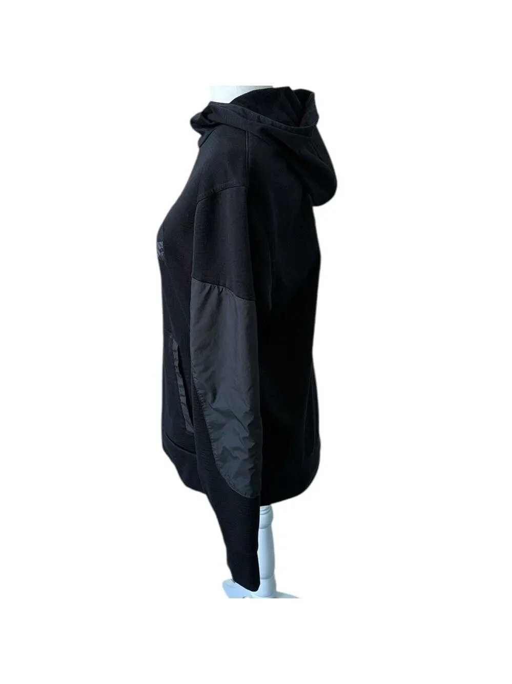 The North Face Train N Logo Black Pullover Hoodie Size Medium